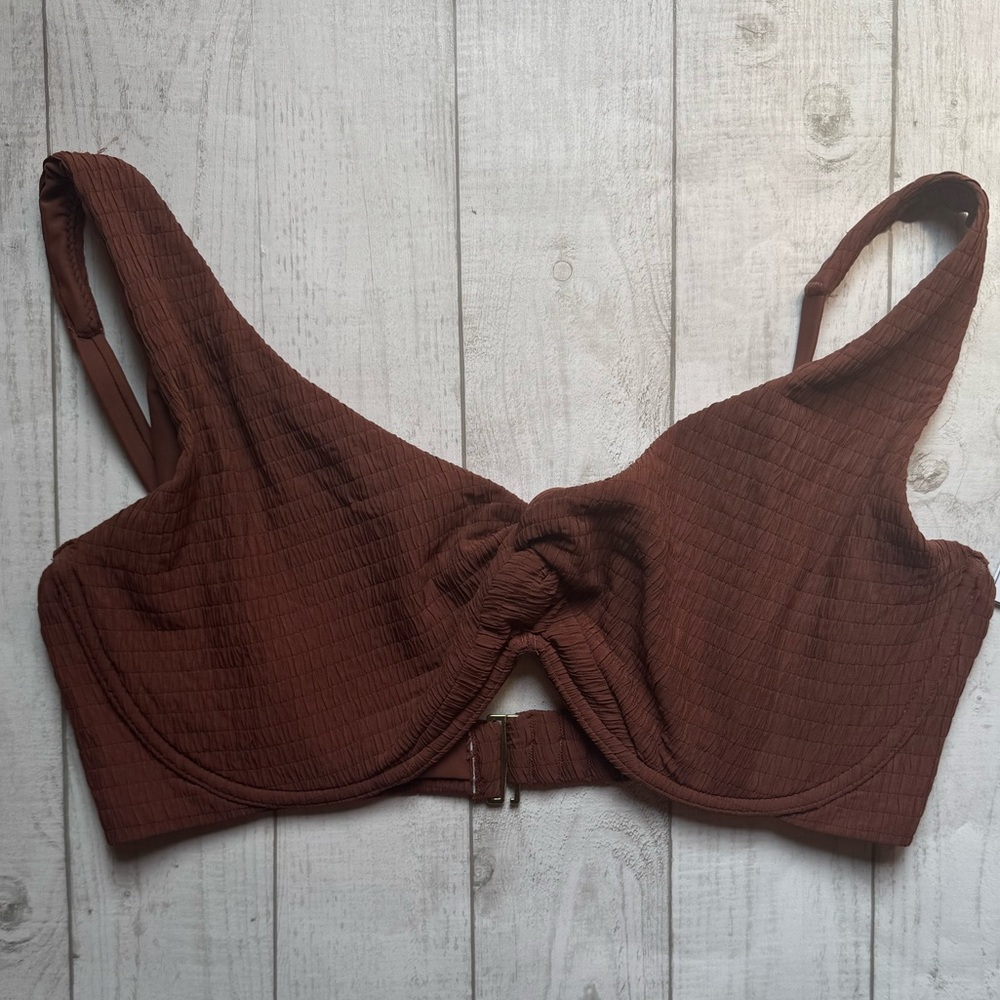 Abercrombie & Fitch Brown Bikini Top